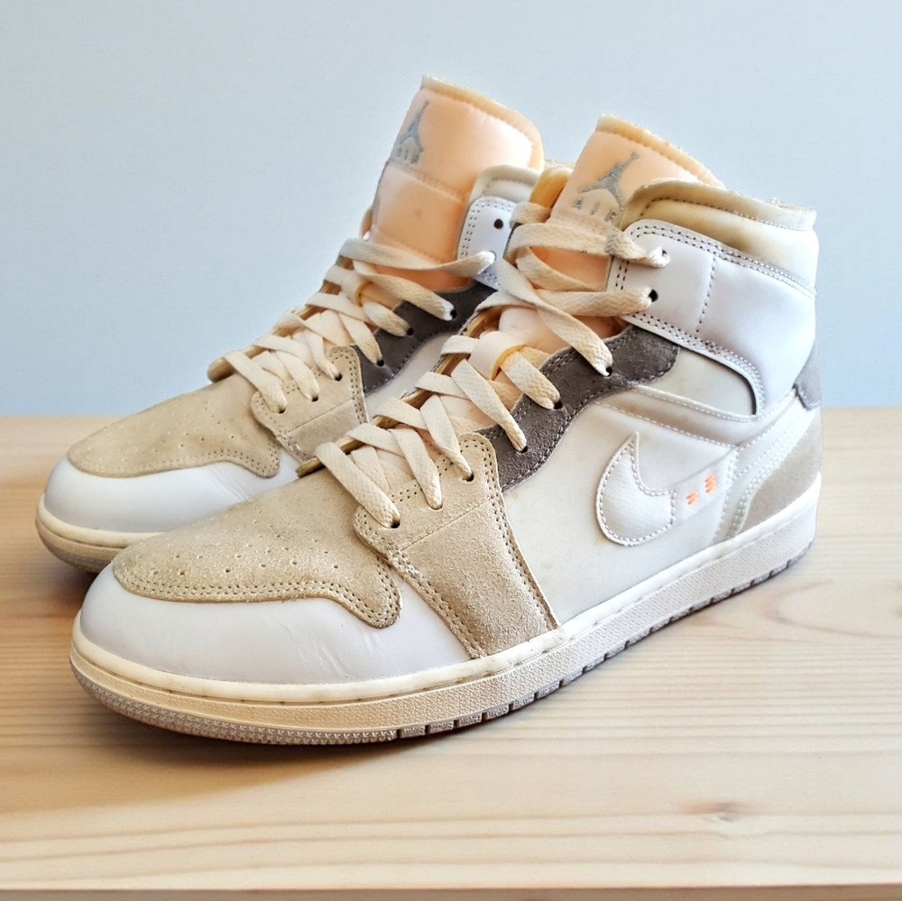 Nike Air Jordan Men's 1 Mid SE Craft "Inside Out" Sneakers size 12 # DM9652-100